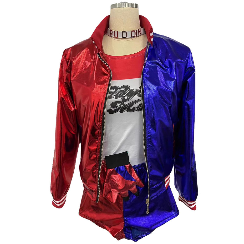 เครื่องแต่งกายcosplay Harley Quinn จากSuicide Squad สำหรับหญิง