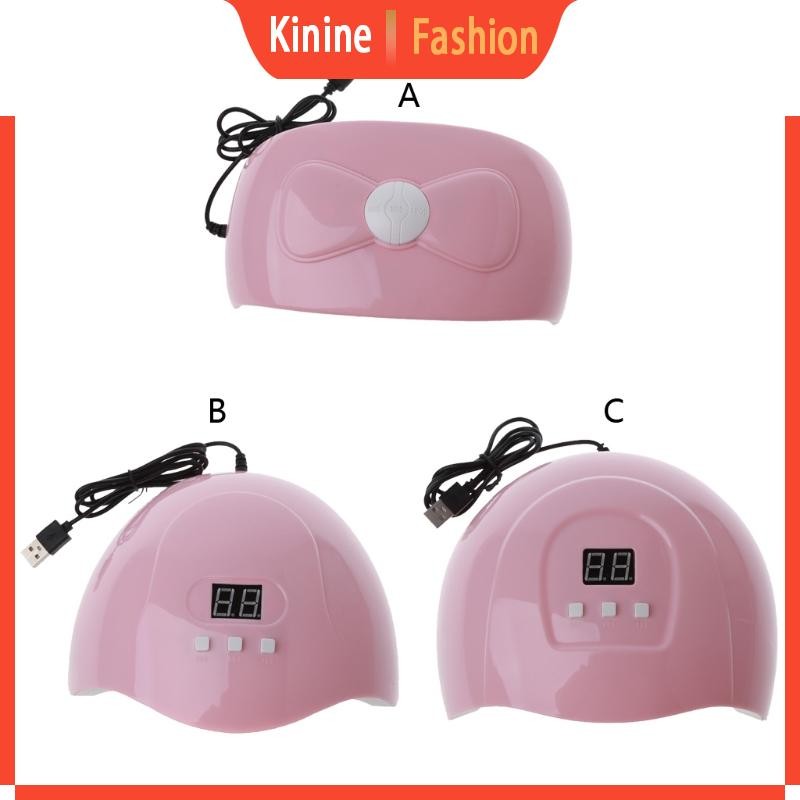 KIN 52W UV LED Light for Nails พร้อมการตั้งค่าเวลาระดับต่างๆ เครื่องอบเจลให้แห้งอย่างมืออาชีพ