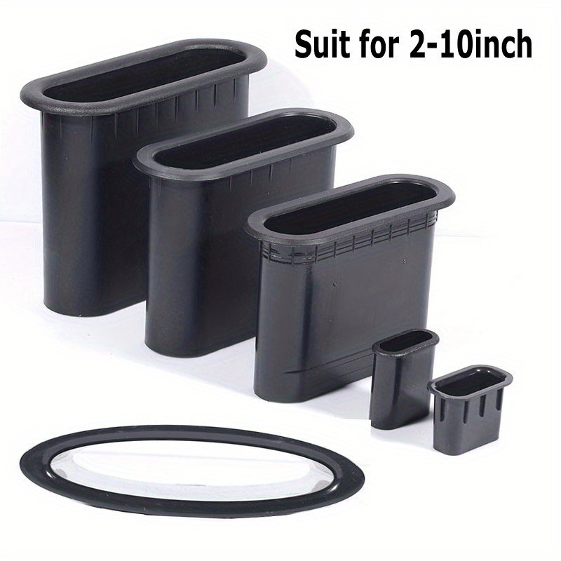 ท่อพอร์ตลําโพง Bass Reflex Inverting Tube Woofer Speakers Subwoofer Abs Speaker Oval Inverter Tube Hole Vent