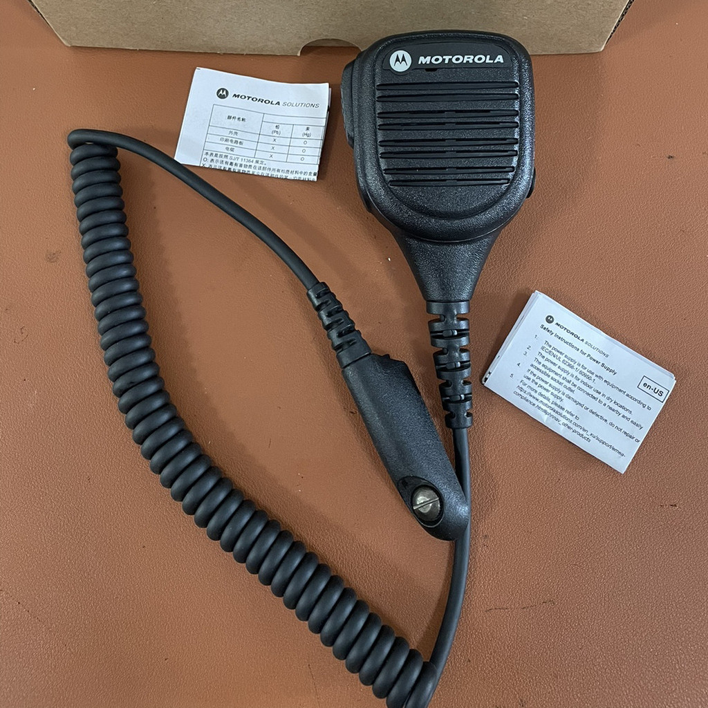 P MNMN4039 ไมโครโฟนโทรศัพท์เหมาะสําหรับ Motorola GP328 GP338 PTX760 Walkie-Talkie ไมโครโฟนทางไกล