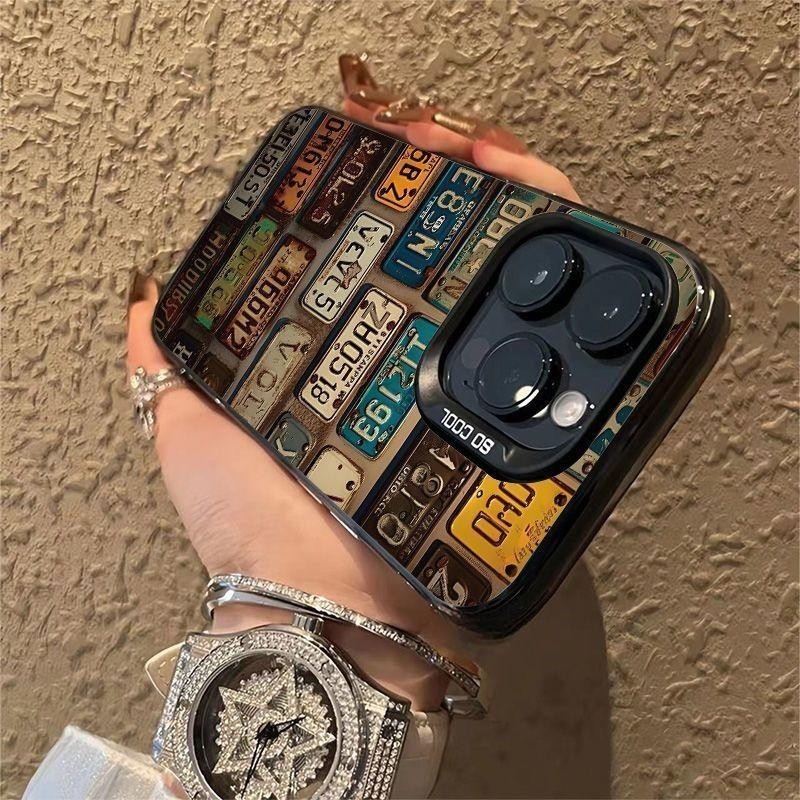 ป้ายทะเบียนศิลปะ Samsung Galaxy A15 A54 A53 A52 A34 A50 A05 A05s เคสโทรศัพท์ กระจกการ์ตูนกราฟฟิตี หัวใจ นิ่ม เคสโทรศัพท์ - รูปที่ 4