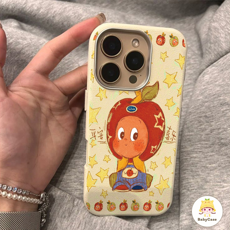 เคสไอโฟน 13 สำหรับ iPhone 15 16 12 11 Pro Max 15 16 Plus XR X XS SE2 SE3 หวาน Twinkle ชุดน่ารักชุดสตาร์สตาร์รู้สึกปกหนัง