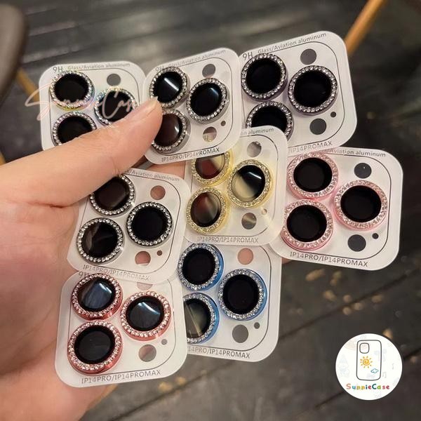 เคสไอโฟน12mini 13mini เหมาะสำหรับ IPhone 13 15 11 16 14 Pro Max 15 16 14 puls ปกป้องเลนส์จากรอยขีดข่วน ฟิล์มเลนส์สี