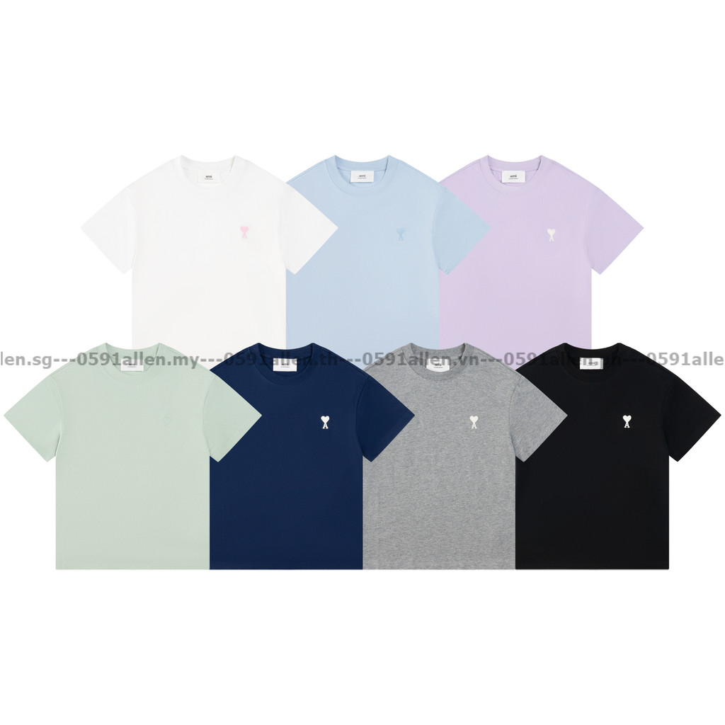 เสื้อยืด AMI Paris Organic Cotton Ami De Coeur