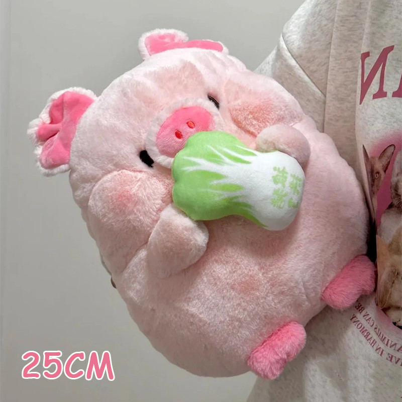ตุ๊กตาหมู 25 ซม หมอนตุ๊กตานุ่ม ของขวัญวันเกิด  ของเล่นสําหรับเด็ก หมูน่ารัก