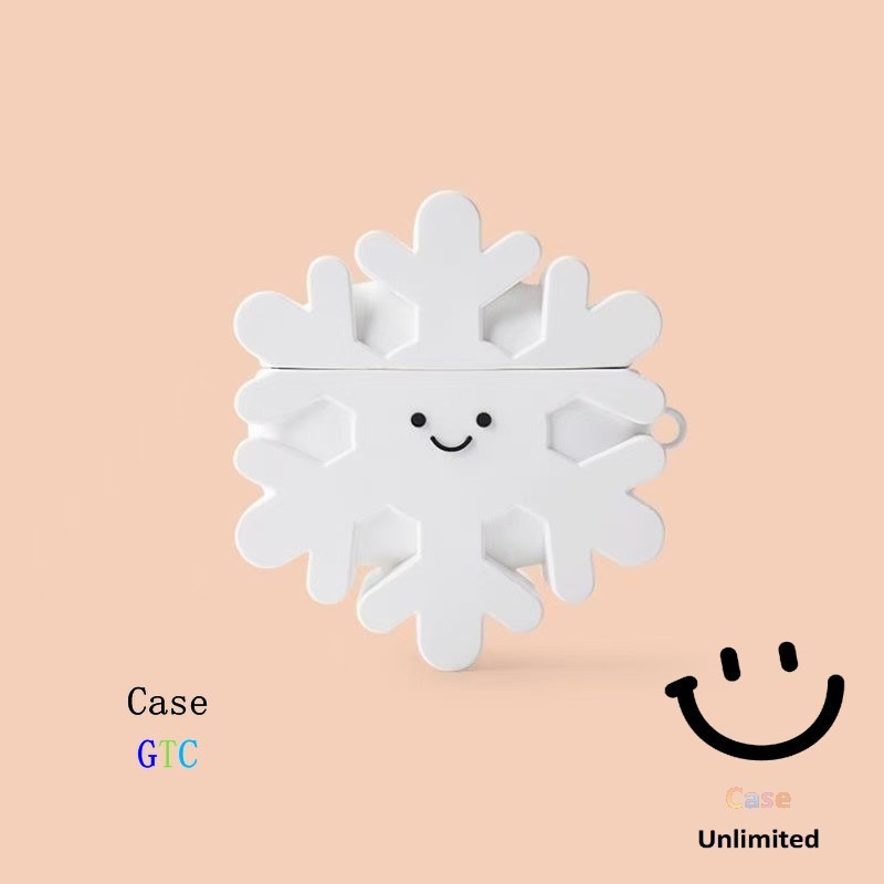 GTC สําหรับ GOOJODOQ J201 J206 เคสหูฟังสร้างสรรค์เกล็ดหิมะน่ารัก