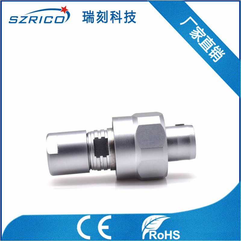 1W8PIN Watertight Connector เกลียวเชื่อมต่อปลั๊กซ็อกเก็ตส่วนประกอบ Deep Sea ดําน้ําเฉพาะ Connector I