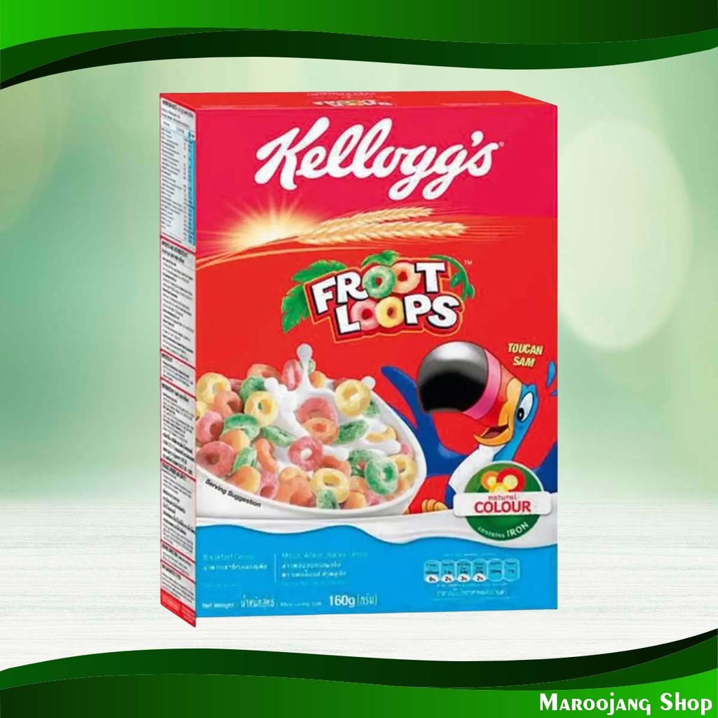 ซีเรียล ฟรุ๊ต ลูปส์ เคลล็อกส์ 150 กรัม Cereal Fruit Loops Kellogg'S