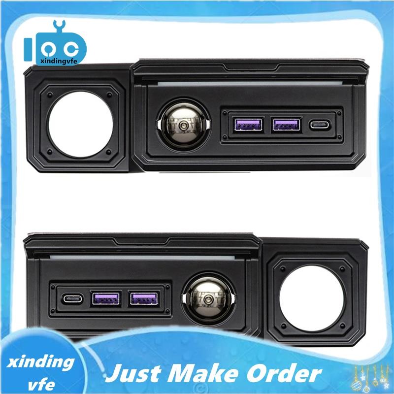 Dual USB Car Charger และ Type-C พอร์ตชาร์จอะแดปเตอร์สําหรับ Jimny JB64 JB74W 2019-2023 LHD