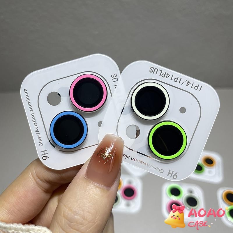 เลนส์แก้ว IPhone 13 16 11 15 12 14 PRO MAX 14 15 16 Plus 12 15 16 Pro 12 13 MINI ฟิล์มนิรนามที่สร้างสรรค์อย่างสร้างสรรค์