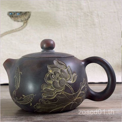 ขาย Guangxiqinzhou Xixing ชุดกาน้ําชาเครื่องปั้นดินเผา Handmade กาน้ําชาดินสีม่วง Craftsmanship Xish