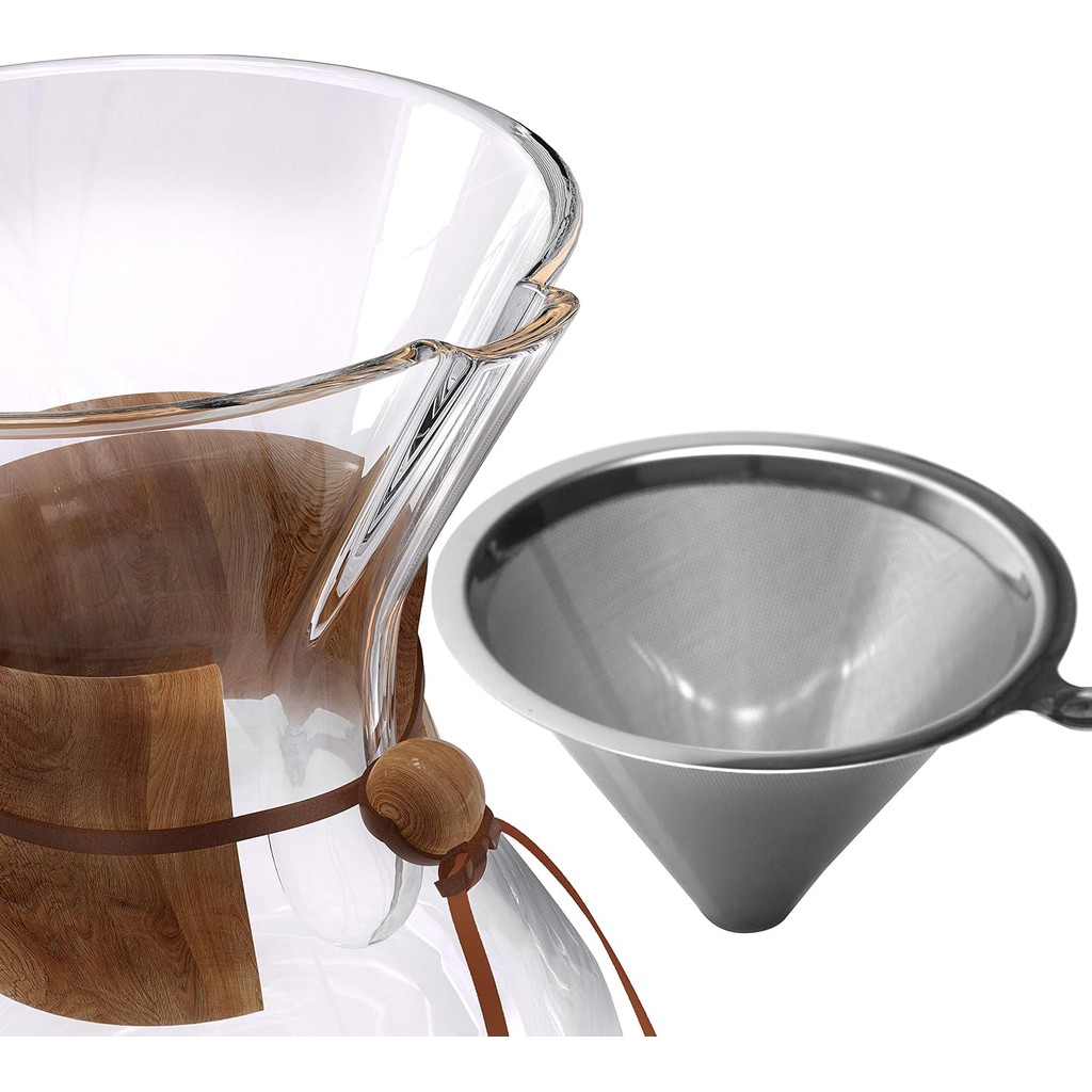 AGOGO Pour Over Coffeemaker Set Classic Series พร้อมฟิลเตอร์ 8 ถ้วย R5DZ