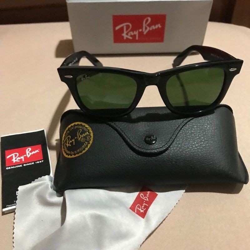 แว่นกันแดด HITAM Wayfarer 2140s สีดำ