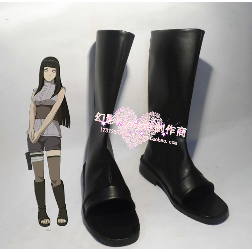 รองเท้า Naruto Cosplay แบบอนิเมะ ฉบับตัวละคร Hyuga Hinata