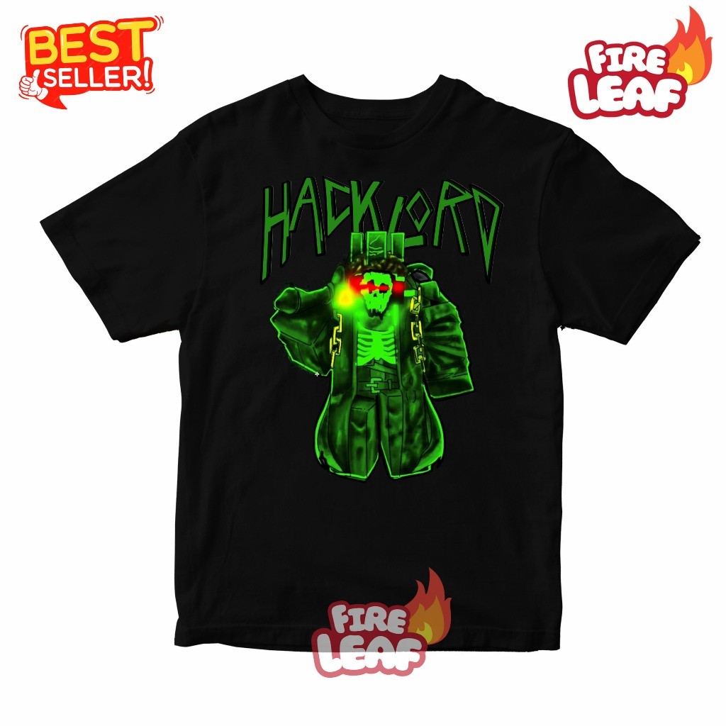 เสื้อยืดเด็ก HACKLORD 1X4 ROBLOX SKIN CHILDRENS เสื้อยืด TOPS 100-150