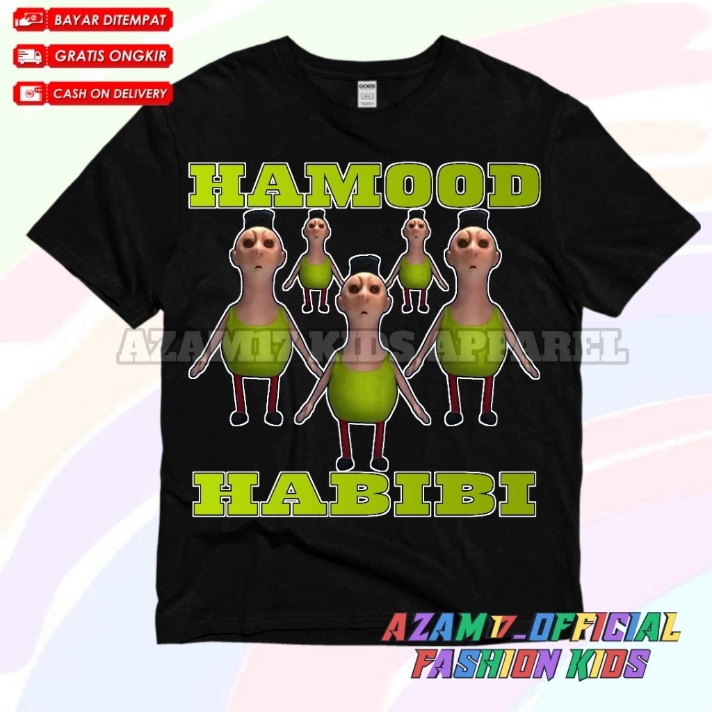 เสื้อยืดเด็ก Hamood Habibi  / เสื้อยืดเด็ก Roblox Anomali Hamood Habibi Hamood Game 100-150