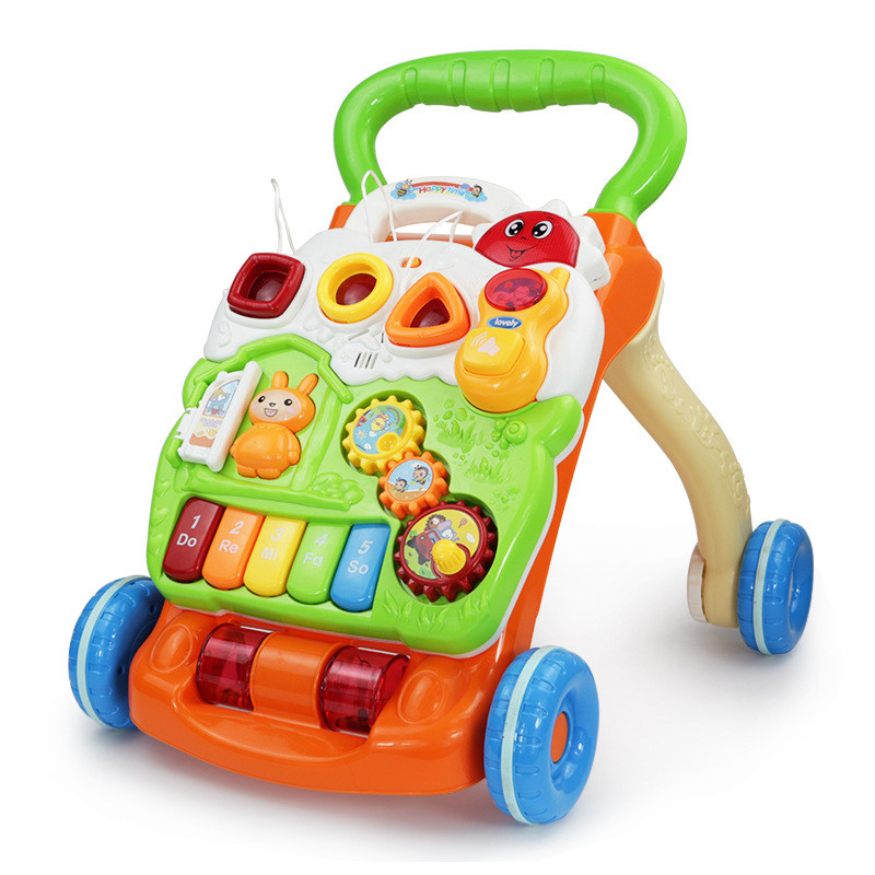 VTech Official Store รถเข็นเด็กนั่งควบคุมความเร็ว Early Learning Toy-Blue