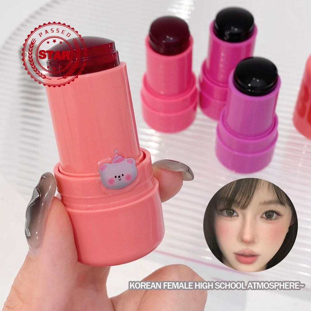 Lips And Cheeks Jelly Blush Stick ลิปสติก Lazy Fix Rouge Show แต่งหน้า I0u5
