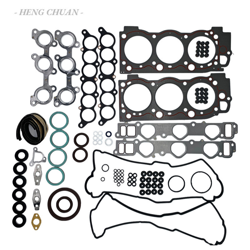 04111-6080 ชุดปะเก็นฝาสูบเหมาะสําหรับ Toyota 5VZ-FE ชุดยกเครื่องเครื่องยนต์ 3.4L