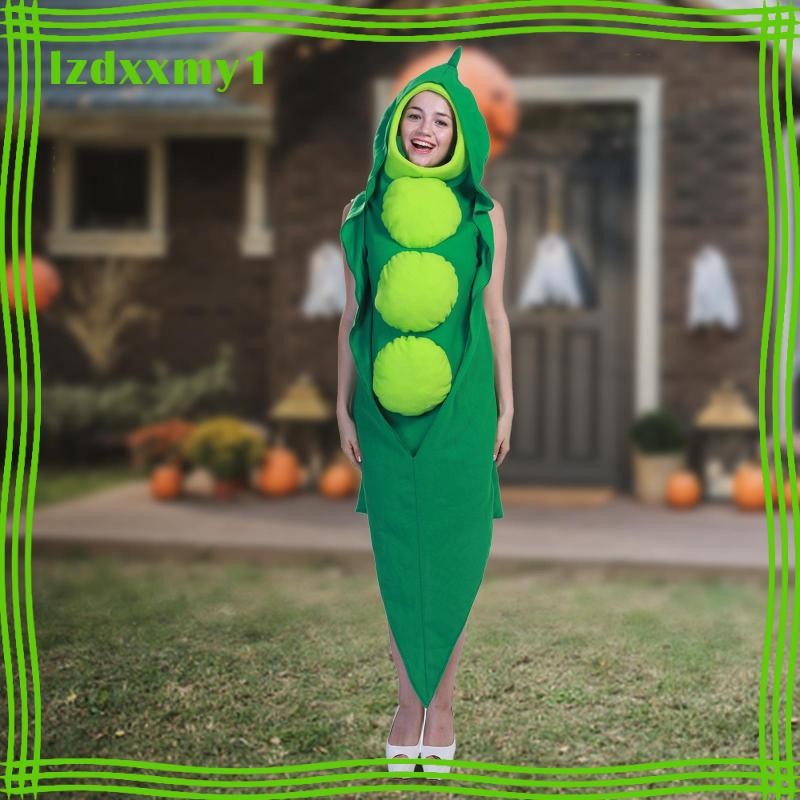 [Kiddy] เครื่องแต่งกายคอสเพลย์ Pea Pod แบบตลก น้ำหนักเบา เหมือนของจริง