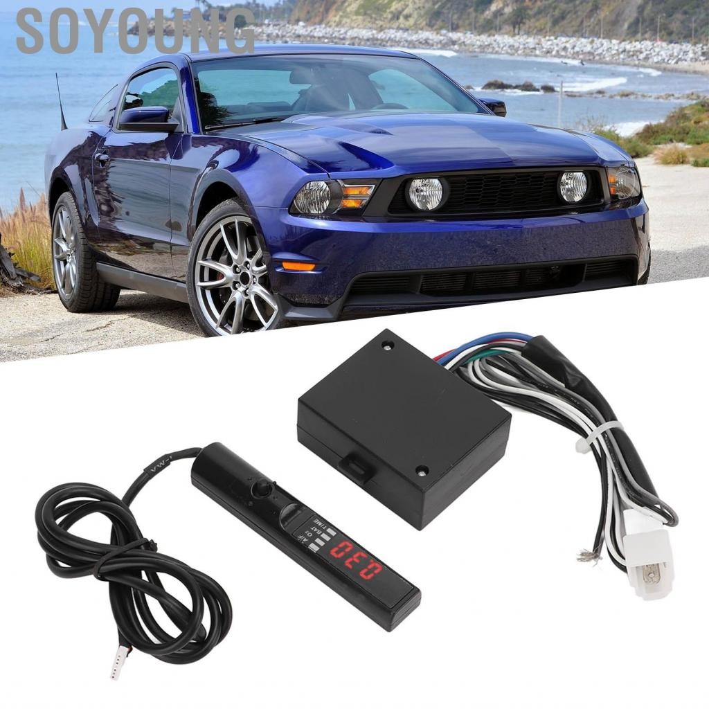 Soyoung Soyoung-th Aramox Auto Turbo Timer 12V Flameout Delay เริ่มต้นด้วย LED Digital Display สำหรั