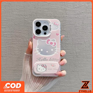 เหมาะสําหรับ OPPO Reno 15F Reno 14F Reno 14 PRO Reno 13F Reno12 F Reno11 F Reno 10 Reno 8T Reno 8Z Reno 7Z Reno8 แมวน่ารักผู้ถือกระจก Lanyard โปร่งใสกันกระแทก TPU Ph