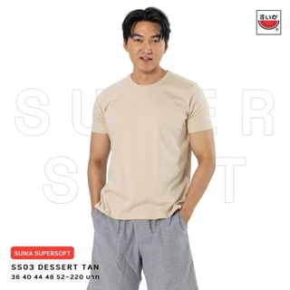 เสื้อแตงโม (SUIKA) - เสื้อยืดคอกลม SUPERSOFT แขนสั้น กลุ่มสี SS01 SS03 SS34 SS64 SS108 SS110