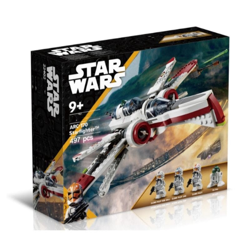 BELA Star Wars ARC-170 Starfighter 75402 | สตาร์วอร์ส ยานรบ ARC-170 สตาร์ไฟท์เตอร์ ของเล่นตัวต่อบล็อ