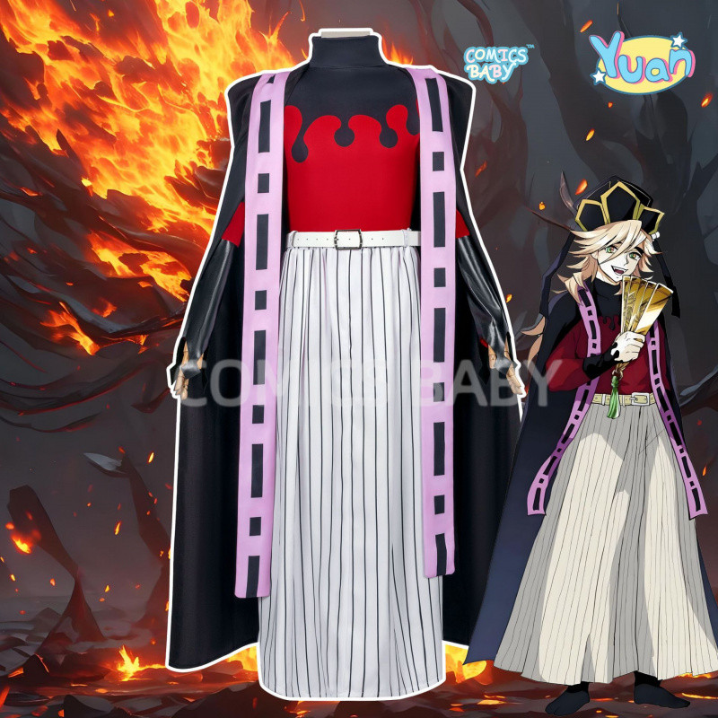 Demon Slayer Douma Cosplay Costume ดาบพิฆาตอสูร ชุดคอสเพลย์ ชุดฮาโลวีน Female Anime Halloween Unifor
