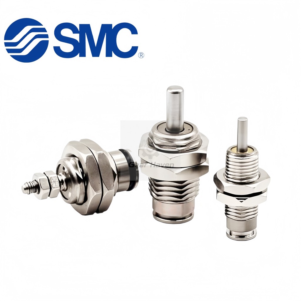 SMC Single-Action เข็มประเภทกระบอก Micro ชายด้ายขนาดเล็กนิวเมติก CJPB4/6/10/15-5/10/15 CJPB4/6/10/15