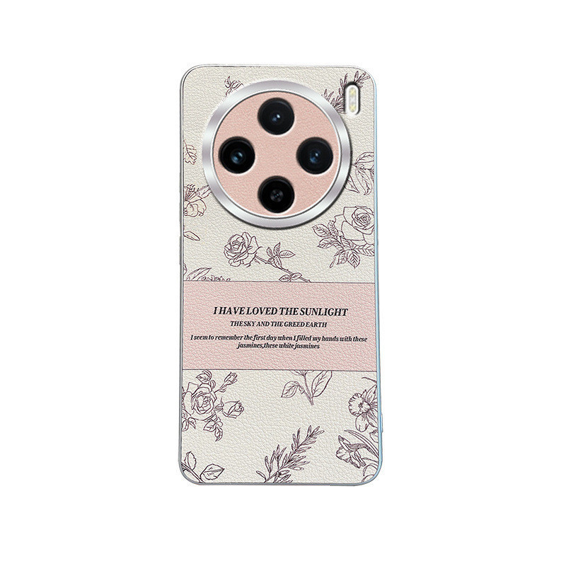 เคสสําหรับ Vivo X90 Pro X90Pro+ X100 Ultra camellia หนังเนื้อกันกระแทกฝาหลัง