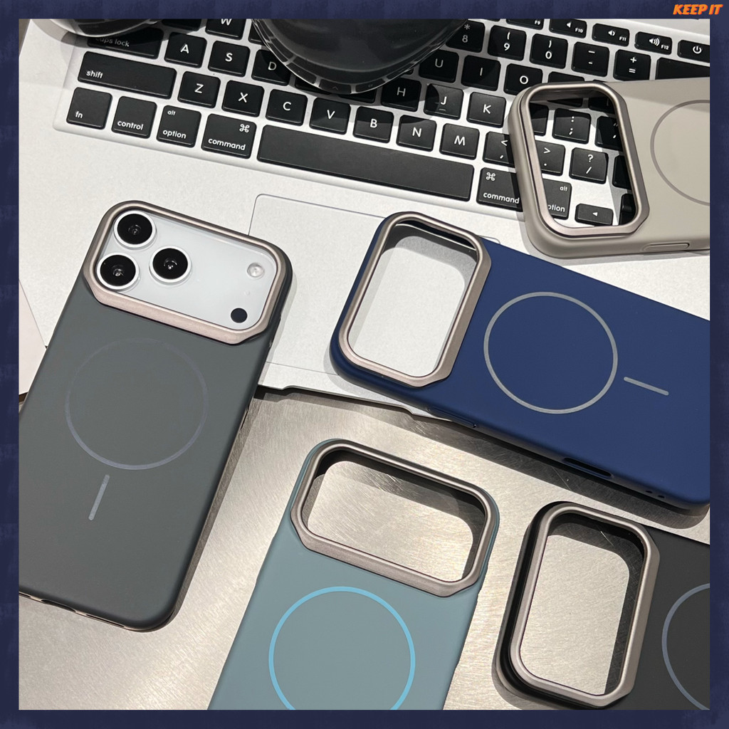 เลนส์ใบมีดแม่เหล็กเคสดีลักซ์ของแท้เหมาะสําหรับเคสโทรศัพท์ iPhone 17Promax 16e 15plus 14 13 12 air