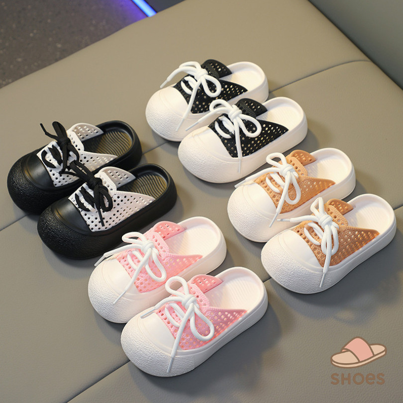 รองแตะเปิดส้น แฟชั่นฤดูร้อน รองเท้าแตะระบายอากาศ พื้นหนาEVA แฟชั่น รองเท้าแตะลำลอง BB021