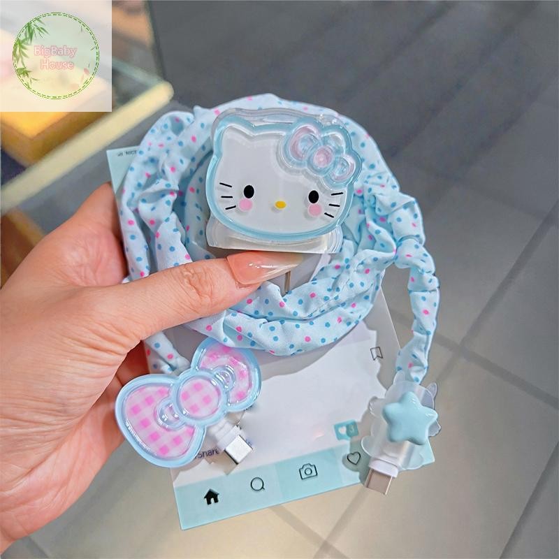 BigBabyHouse น่ารักตัวป้องกันสายเคเบิลสําหรับ 18W/20W Charger เคสป้องกันการจัดการสายเคเบิลลวด TH