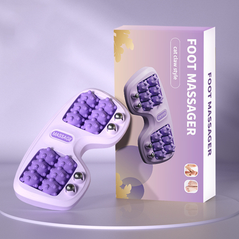 Foot Massager Roller Feet Acupressure Point Massage Pain Relief Relax