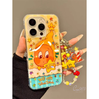 เคสไอโฟน 15 สำหรับ IPhone 17 13 16 12 11 Pro Max 7 15 8 14 16 Plus 15 16 Pro สร้างสรรค์น่ารักTwinkleภาพปกใหม่ลายหอยทาก