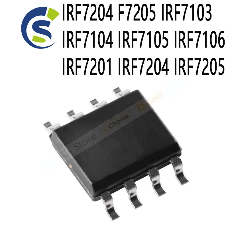 1-5PCS F7103 F7104 F7105 IRF7105Q F7106 F7201 IRF7204 F7205 IRF7103 IRF7104 IRF7105 IRF7106 IRF7201F