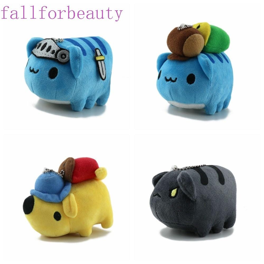 FALLFORBEAUTY Bugcat จี้,หลายสไตล์กระเป๋า Charm Bugcat Capoo พวงกุญแจ,น่ารักการ์ตูนพวงกุญแจ PP ผ้าฝ้