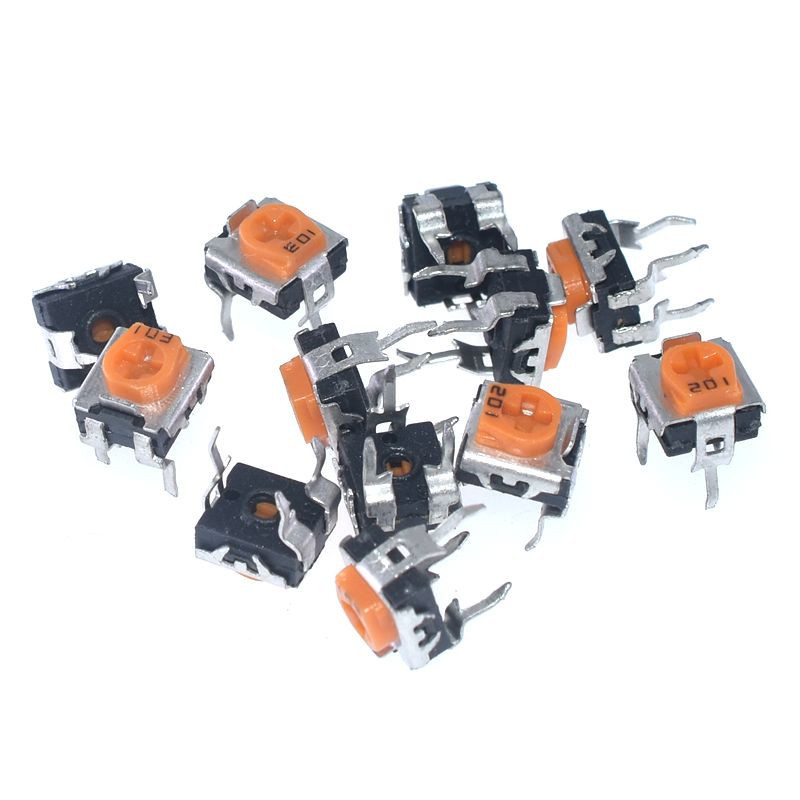 WH06-2C ปรับความต้านทาน Potentiometer แนวนอน 1K/2K/5K/10K/100K 102 103 200 Euros