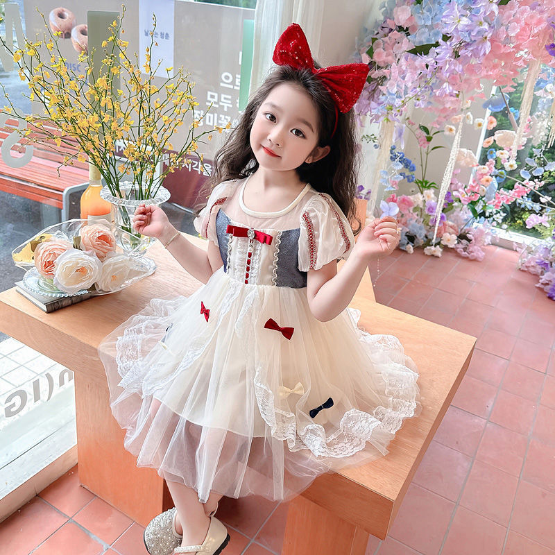 ชุดเดรส.whiteสำหรับเด็กหญิง สไตล์Snow White