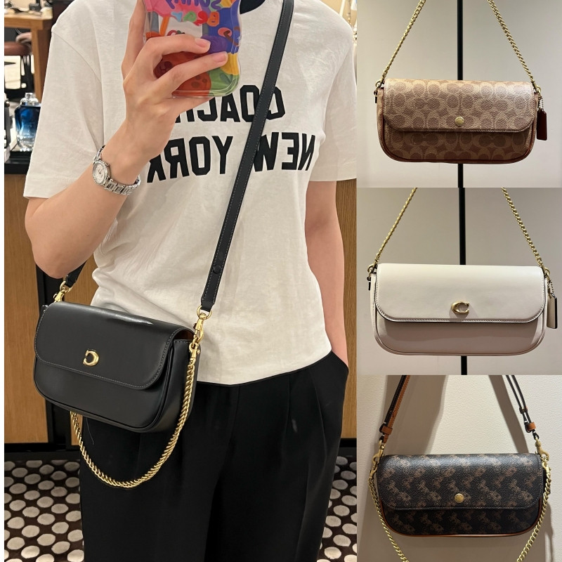 Brook Flap Chain Bag CAN90 CAN91 กระเป๋าสะพายข้าง กระเป๋า for coac h อุปกรณ์เสริม