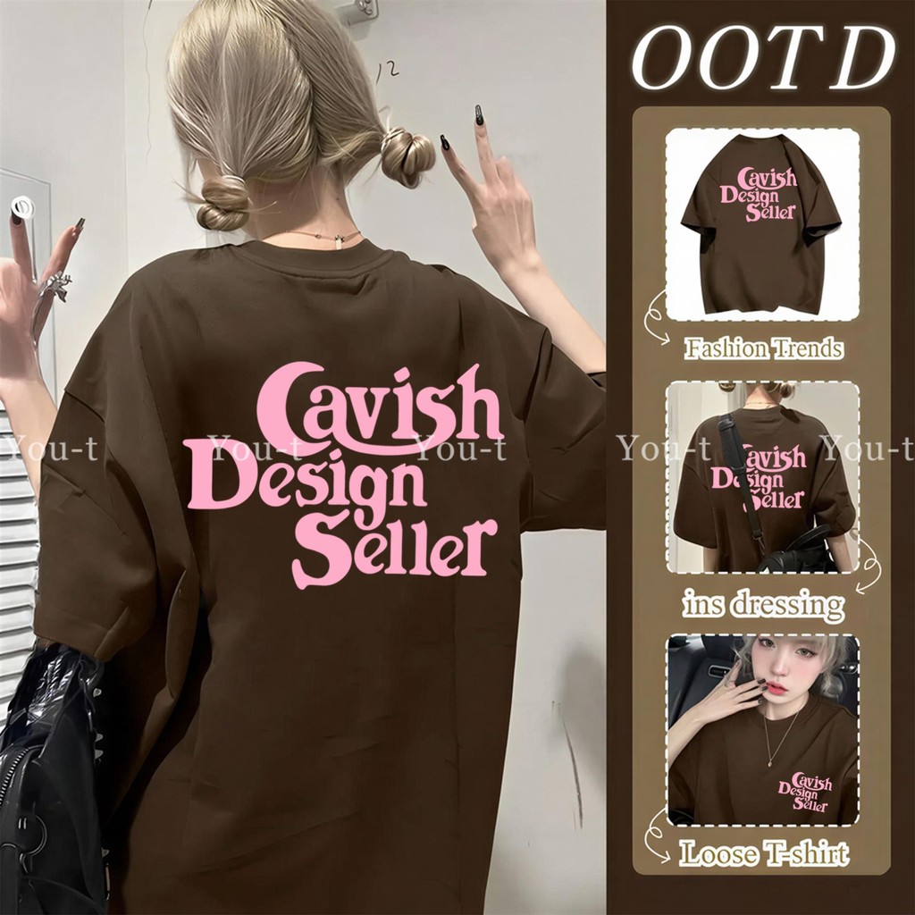 Basi💥เสื้อยืด oversize unisex สตรีทแฟชั่น โคตรนุ่ม เสื้อ cotton 100% ไม่หดตัวลาย เสื้อไม่ยับ ลาย "Design Seller"