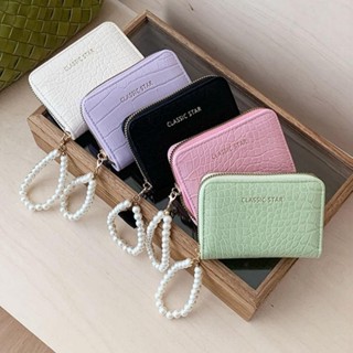 Miss_J พร้อมส่งจากกทม🎀กระเป๋าใส่บัตรแบบมีซิปสำหรับผู้หญิง! ก…