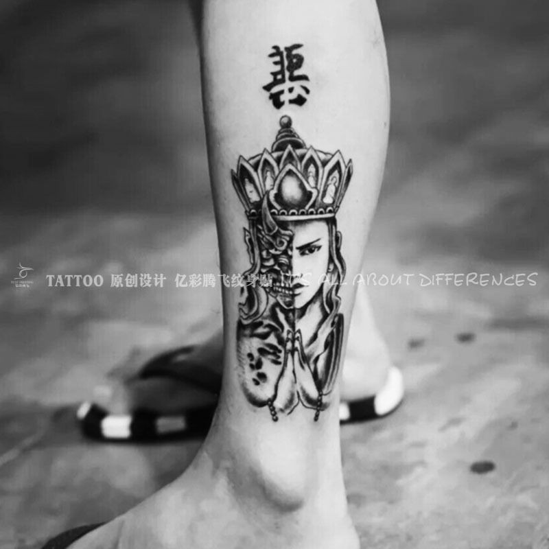 Hot Yian Cheng Magic Tattoo สติกเกอร์ชาย Original Tattoo สติกเกอร์ Yi Nian Cheng Magic TATTOO สติกเก