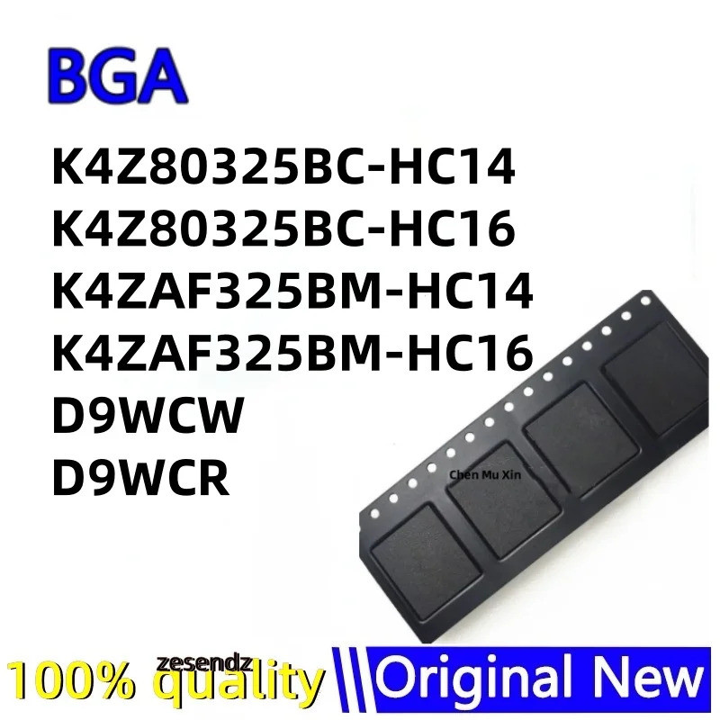 1 ชิ้น K4Z80325BC-HC14 K4Z80325BC-HC16 K4ZAF325BM-HC14 K4ZAF325BM-HC16 D9WCW D9WCR