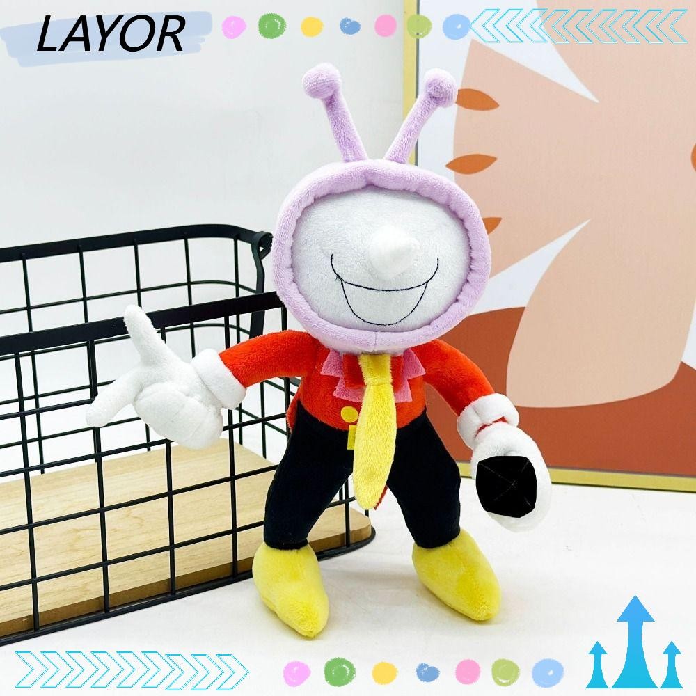 LAYOR อะนิเมะตุ๊กตาของเล่น, Soft Plush/PP ผ้าฝ้าย Jevil Deltarune ตุ๊กตาตุ๊กตา, Kawaii การ์ตูน Soft 