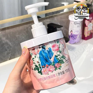 เครื่องจ่ายสบู่เหลว ขวดปั๊ม PET ปากกว้าง 500ml/1000ml ภาชนะเปล่า สำหรับแชมพู ครีมนวด โลชั่น รีฟิล