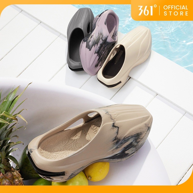 361 Degrees Joker Cyber รองเท้าแตะผู้ชายแบบสวมกลางแจ้ง 672521104