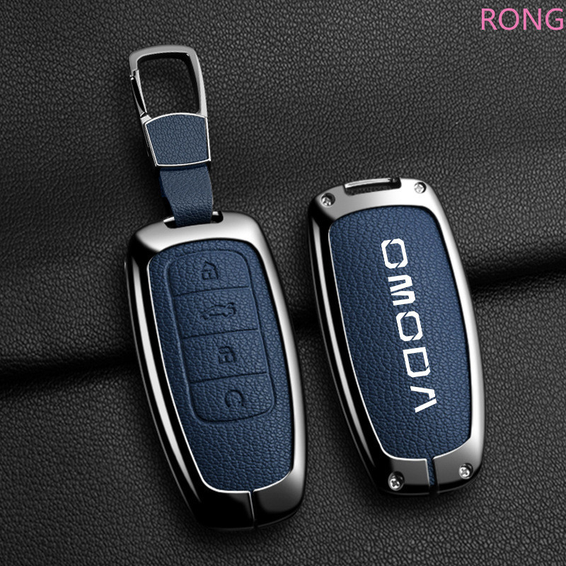 สําหรับ Omoda ฝาครอบกุญแจรถโลหะผสมสังกะสี Auto Key ป้องกันสําหรับ Chery Omoda 5 E5 Omoda C9 อัตโนมัต