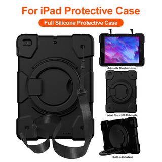 360° เคสแท็บเล็ตสําหรับ Apple iPad (A16) 11th/10th/9th/8th/7th/6th/5th Generation 11/10.9/10.2/9.7" นิ้ว,ครอบ Pro/10.9"